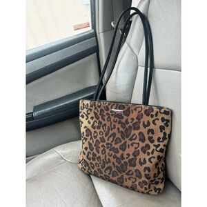 Vintage Nine West Leopard Print Bag
